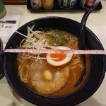 Hamasushi - 濃厚北海道味噌ラーメン418円　丼の直径17cm