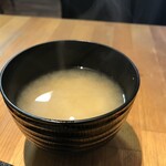 みんと - 豆腐の味噌汁、沈んじゃってわかりませんが、美味しいんですよ！（２０１９．１２．１８）