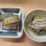 Kappou Umetsu - 付き出し　ぬたと鯖寿司