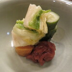 割烹　梅津 - お漬物