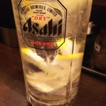 菜香餃子房 - お客さんの差し入れの柚子入り。