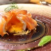 CEALY - 料理写真:スモークサーモンと半熟卵　野菜のマリネ