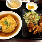 Chuukaryouri Asahien - 週替りランチ〜鶏肉唐揚げ