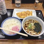 山田うどん - 卵焼き朝定食430円