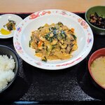 レント カフェ - 日替わり（豚ニラ玉）定食