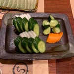 やきとり処 大舞 立川店 - 漬物盛り合わせ