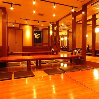 Also suitable for large parties! Popular and relaxing tatami room◎