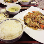 陳記厨房 - 野菜炒め定食680円