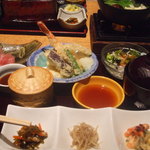 旅籠茶家 かやかや - かやかやセレクト御膳（刺身と天ぷらチョイス）