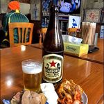 くまちゃん - 中瓶、無料のお通し