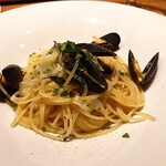 ラ キュイジーヌ ド カワムラ - ○モンサンミッシェル産ムール貝のパスタ様