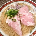 Seaburano Kami Fushimi Gouriki - 太麺　中盛　脂増し