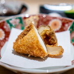 新ばし 星野 - 松茸フライ