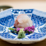 新ばし 星野 - 料理写真:明石の鯛の昆布締め