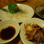 居酒屋 夢咲亭 - 桜エビのお刺身　投稿するつもりでなかったので画質が悪くてスミマセン