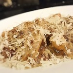 OSTERIA E BAR de BOO - エゾシカのミートソース自家製ショートパスタ カヴァテッリで！