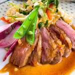 K.Cダイニング - 鴨が柔らかで、ソースが絶妙～♡