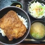 南条サービスエリア（上り線）フードコート - 福井式ソースかつ丼セット(780円)