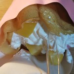 喫茶 あじさい - マロンクレープ。