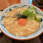 丸亀製麺 - 明太玉子餡掛けうどん490円