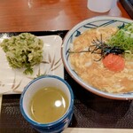 丸亀製麺 - 明太玉子餡掛けうどん