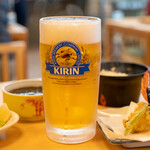 びんび家 - 2019.12 生ビール大（900円）キリン一番搾り