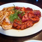 七輪焼肉 ブッチャー軒  - ホルモン＆中落ちカルビ