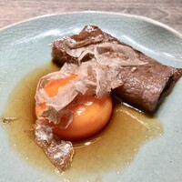 USHIGORO S. GINZA - 白トリュフとザブトンのすき焼き（田村のザブトン36か月）