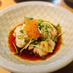 炭火焼鳥と水炊き 五郎一 - タラの白子ポン酢