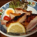 酒饌亭 灘菊亭 小溝筋のかっぱ - 塩麹漬　焼き地鶏