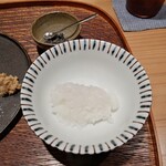 肉割烹 上 - 山形県産のコシヒカリ