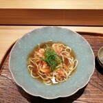 肉割烹 上 - 牛テールと煮干しの醤油ラーメン