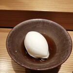 肉割烹 上 - 自家製塩麹アイス+熟成みりん