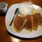 カフェゆるり - 手作りホットケーキ（380円）