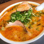 なおちゃんラーメン - 「とんこつ担々麺」（650円）。辛味は+50円単位で追加出来るみたいです。