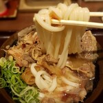 香川 一福 - 肉うどん　小　冷　720円