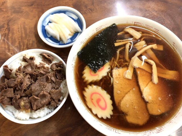 三角屋 石和温泉 ラーメン 食べログ