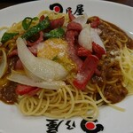 日乃屋カレー - 日乃屋カレースパゲッティ