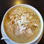 Ramen Koi Ji - 背油らーめん＋玉ねぎ  700円＋50円