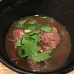 Odenya Daisuke - 牛肉と白子の八丁味噌