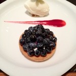 グッチ・カフェ - ブルーベリーのタルト