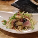 フィッシュ オン ディッシュ ロリー - 〆鯖とみょうが甘酢生姜和え