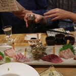 フィッシュ オン ディッシュ ロリー - 刺し盛りは7点になってました