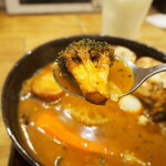 スープカレーGARAKU - とろとろ炙り焙煎角煮（ブロッコリー）