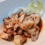 和菜 海舟 - 地鶏わさびポン酢