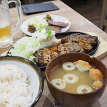Gyuutan Sumiyaki Rikyuu - 豚テキ定食