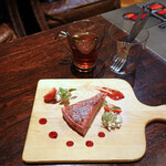 Trattoria THE CODE - フランボワーズのレアチーズ