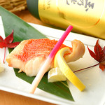 漁場ずし - 金目鯛塩焼き