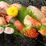 漁場ずし - 特上寿司盛り合わせ
