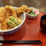 天ぷらふく西 禅と匠 - 江戸前穴子天丼（2019.11）